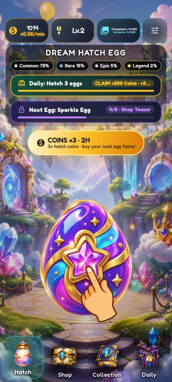 Dream Hatch: Surprise Eggs screenshot